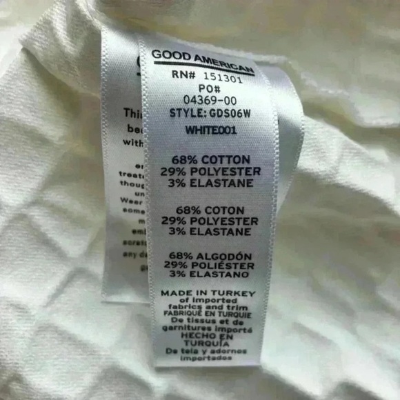 Good American Shiny Croc Print Oversized White Button Up Shacket - Picture 14 of 14